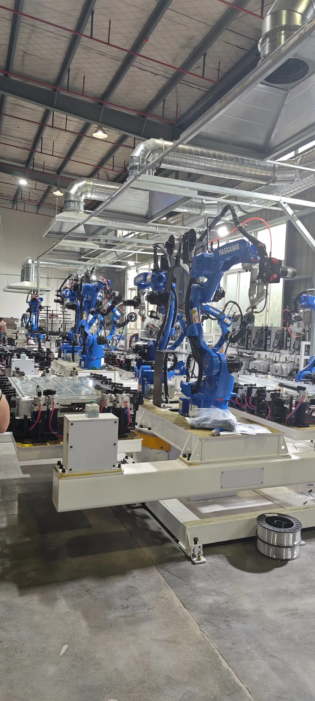 Robot Integrated Optical Fiber Laser Welding Workstation / Robot Automated Welding Machine - Pdkj