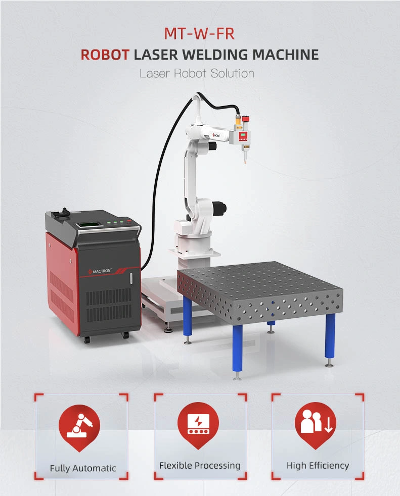 6 Axis Robot 1000W Fiber Laser Welding Machine