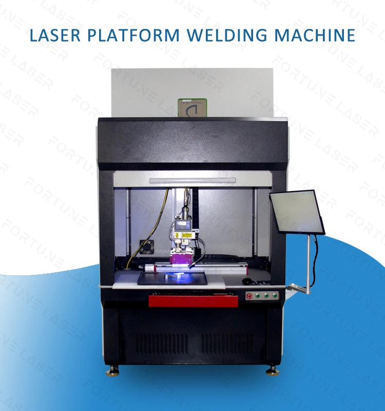 Platform 4 Axis Automatic Laser Welding Machine 4D Laser Welding CNC Welding System with Rotary Jig Four Dimensional Welder