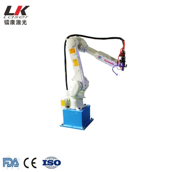 High Speed Welding on Carbon Steel Multiple Angles and Directions Laser Welding Robot Machine