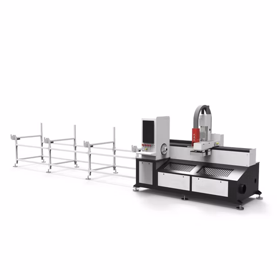 Automatic Feeding CNC Fiber Laser Cutting Machine for Round Square Tube Pipe